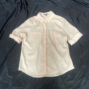 Express light pink blouse